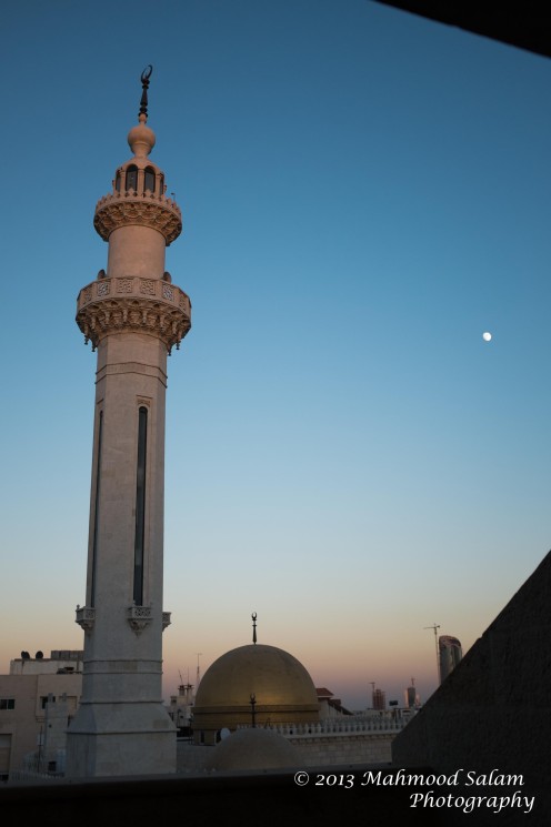 Another shot of Masjid Al-Fahyaa right before full sunset 
